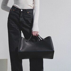 The Row Leather Idaho Black